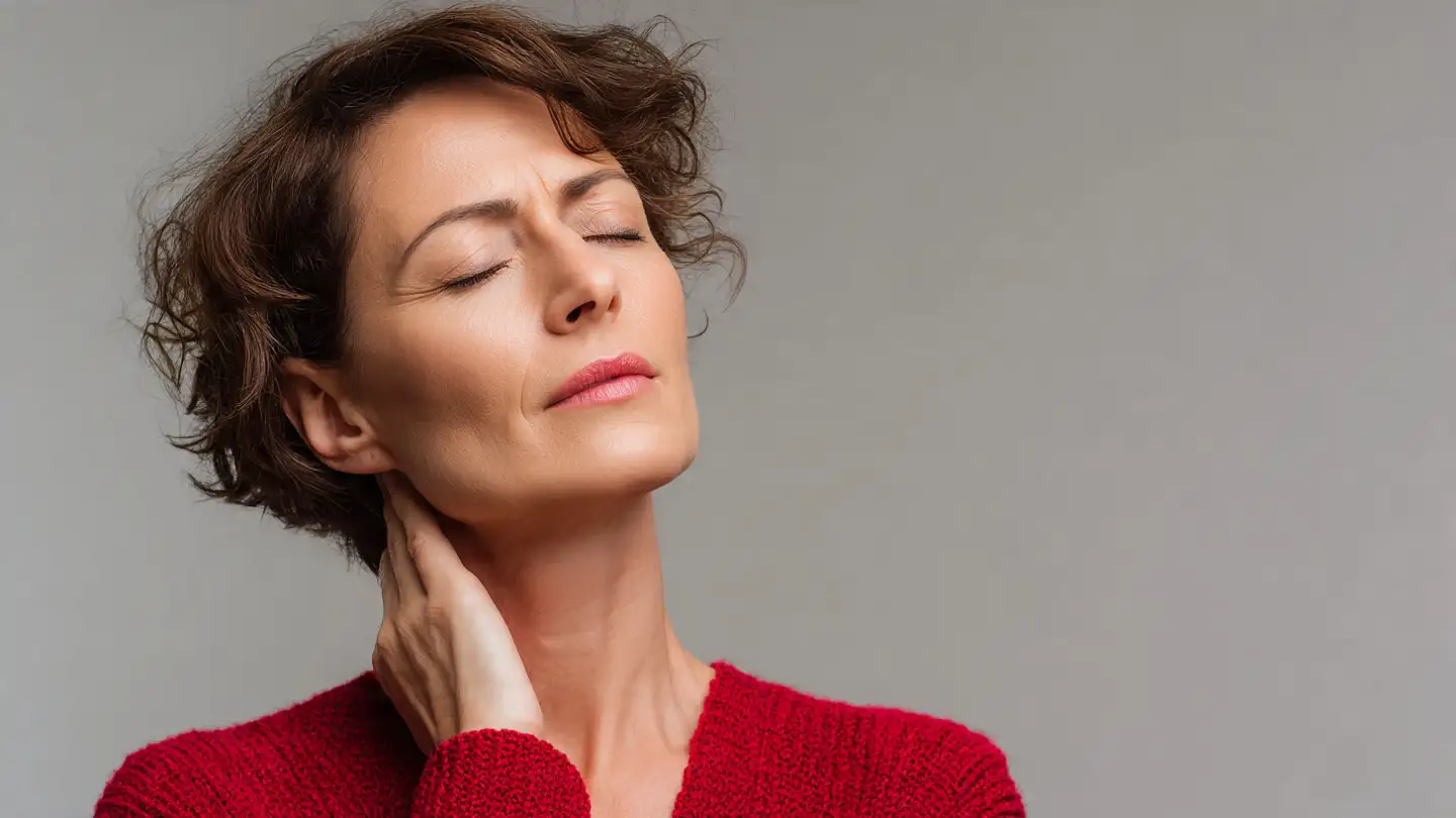 mujer de unos 40 años de barcelona con dolor cervical y mareo por ansiedad